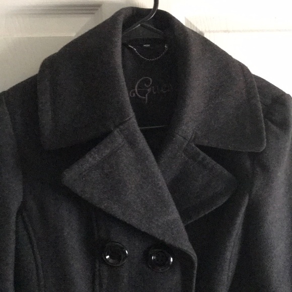 Charcoal black/dark grey coat - Picture 2 of 5